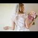 Claire Pettibone Lace Illusion Back Wedding Dress ♥ Beach Wedding Dresses 