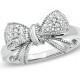 Gorgeous Diamond Bow Ring 