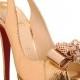Christian Louboutin Wedding Shoes with Red Sole ♥ Chic and Fashionable Wedding High Heels 