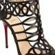 Christian Louboutin Wedding Shoes with Red Sole ♥ Chic and Fashionable Wedding High Heels Sandals 
