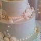 Beach Wedding Cake Decoration ♥ Wedding Cake with Edible Sea Shells and Pearls 