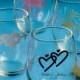 Personalized Wine Glasses Stemless mariage favorise