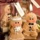 Adorable Gingerbread Bride & Groom Candle Favors wedding favors