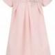 Soft Pink Pleat Kleid