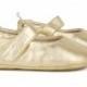 Metallic Gold Chaussures Dolly