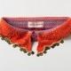 Vibrant Handmade Knit Collar 