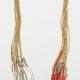 Twisted Strands Coral Necklace