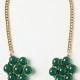 Byzantinischen Floral Choker - Green Floral Handmade Necklace