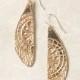 Etched Sundial Earrings - B