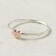 Wee Heart Ring, Rose Gold - B