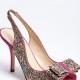 Sparkly Wedding Shoes ♥ Glitter Finish Leather Pump 