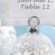 Christmas Ornament Place Card Holder For Winter Weddings