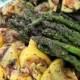 grill, grilled vegetables, vegetables, asparagus, squash, peppers, appetizer, side, catering, food