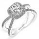 Luxury Crisscross Diamond Wedding Ring ♥ Perfekte Diamond Engagement Ring