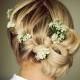 Unique  Wedding Braided Side Updo Hairstyle 