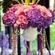 Elegant Purple Wedding Centerpieces 