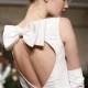 Elegant Bow Back Wedding Dress ♥ Oscar de la Renta Bridal Collection  