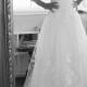 White Embroidered Tulle Low-Cut Back Wedding Dress by Maison Kas 
