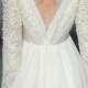 Robe de mariée avec perles d'eau douce pour Jeyne Westerling - Christian Siriano printemps 2013