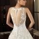 Embroidered Lace Back Wedding Dress ♥ Intuzuri Bridal Collection 