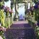 Amazing Purple Wedding Ceremony Entrance ♥ Gorgeous Wedding Aisle Decors 