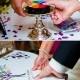 Creative Thumbprint Tree Wedding Guestbook with Color Box Petal Multicolor  Stamp Pad 