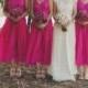 The Bridesmaids Dress: 1 Color 3 Price Points: Bright Pink