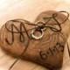 Wedding Ideas: Rustic Wedding Ring Pillows