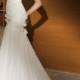 Sweetheart Off Shoulder Sweep Train Chiffon Mermaid Wedding Dress