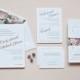Carly + Michael’s Classic Copper and Gray Wedding Invitations