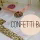 {DIY} Wedding Favor Glitter Confetti Bags