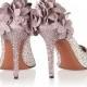 Bruno Magli Gelmer Swarovski Crystal Suede Wedding Shoes 