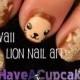 Kawaii Lion Nail Art