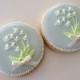 Lily of the valley cookie