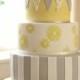 Yellow & grey cath kidston cake