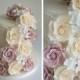Vintage Floral Wedding Cake