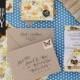 DIY Tutorial: Rubber Stamp Butterfly Handkerchief Wedding Invitations