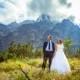 wedding session at mountains