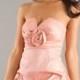 Sheath Strapless Short Pink Cocktail / Homecoming Dress