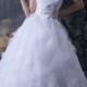 Organza Beaded Sweetheart Court A-Line Bridal Gown Wedding Dress