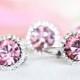 Bridal & Bridesmaids Pink Jewelry Set