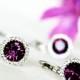 Bridal & Bridesmaids Purple Jewelry Set