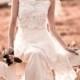 Lace wedding dress by Amy-Jo Tatum