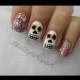 Sugar Skull Day of the Dead Nails