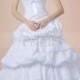 Ball Gown Princess Taffeta Strapless Wedding Dress with Pick-ups