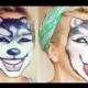 Wolf Makeup Face Painting - Kandee Johnson