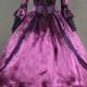 Purple Marie Antoinette Masked Ball Victorian Costume Dress
