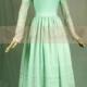 Green Vintage Long Sleeves Romantic Victorian Dress