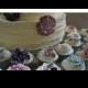 Spring Garden Wedding Cake & Cupcakes