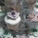 Wedding Cupcakes with Pearls & Roses